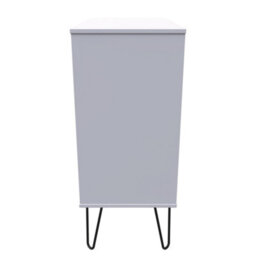 Osaka 4 Drawer Chest Of Drawers In Grey Matt (Ready Assembled) - thumbnail 2
