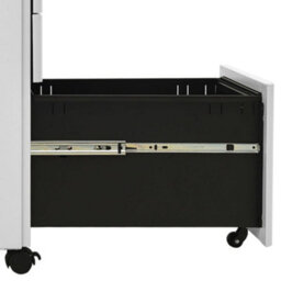 Vidaxl Mobile File Cabinet Light Grey 30X45X59 Cm Steel - thumbnail 6
