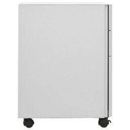 Vidaxl Mobile File Cabinet Light Grey 30X45X59 Cm Steel - thumbnail 3
