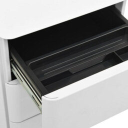 Vidaxl Mobile File Cabinet Light Grey 30X45X59 Cm Steel - thumbnail 8