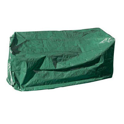 Draper 76231 Garden Bench Furniture Seat Green Protective Cover 2 - 3 Seater