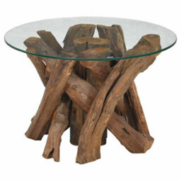 Vidaxl Coffee Table Solid Teak Driftwood 60 Cm - thumbnail 2
