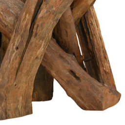 Vidaxl Coffee Table Solid Teak Driftwood 60 Cm - thumbnail 6