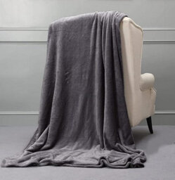 Casabella Deluxe Soft Faux Fur Mink Fleece Throw Blanket - thumbnail 5