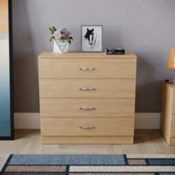 Lassic Vida Designs Riano Pine 4 Drawer Chest (H)720mm (W)750mm (D)360mm - thumbnail 3