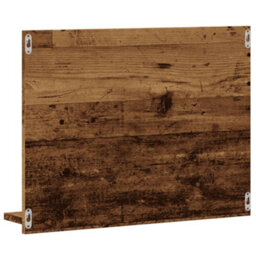 Berkfield Bathroom Mirror Cabinet Old Wood 60X10.5X45 Cm - thumbnail 6