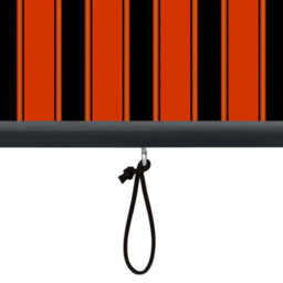 Berkfield Outdoor Roller Blind 60X250 Cm Orange And Brown - thumbnail 7