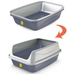 Cat Centre.Direct Cat Centre Big Cat Litter Tray - Extra Deep Anti-Spillage Box - thumbnail 4