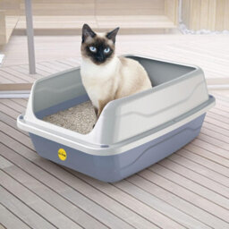 Cat Centre.Direct Cat Centre Big Cat Litter Tray - Extra Deep Anti-Spillage Box - thumbnail 6
