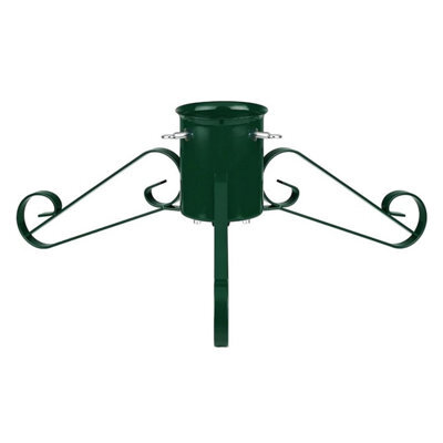 Heavy-Duty Christmas Tree Stand - Fits Trees Up To 2M Tall & 7.8Cm Diameter, 2L Water Capacity (Green) - image 1