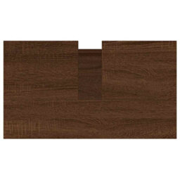 Berkfield Industrial Bathroom Cabinet Brown Oak 58X33X60 Cm Engineered Wood - thumbnail 8