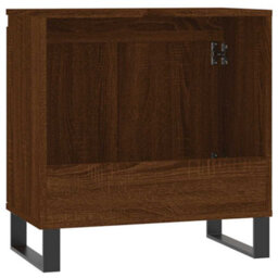 Berkfield Industrial Bathroom Cabinet Brown Oak 58X33X60 Cm Engineered Wood - thumbnail 7