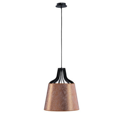 Luminosa Lighting Luminosa Ivo Dome Pendant Ceiling Light Copper, 38Cm, 1X E27