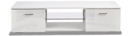 "Mda Designs Auriga White Tv Cabinet For Flat Tv Screens Of Up To 65"" Entertainment Unit With Built-In Blue Led Lights" - thumbnail 7