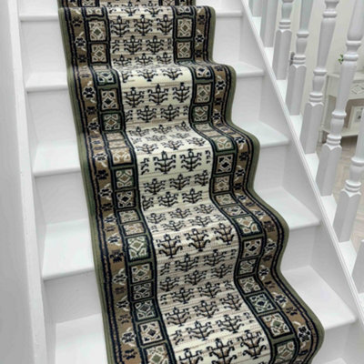 Mayan Stair Runner - Soft & Durable Carpet Runner For Stairs & Staircases, Multiple Lengths - image 1