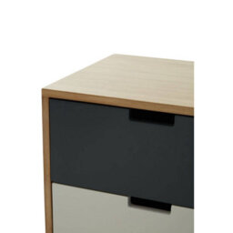Orsina Versatile Design 2 Drawer Bedside Table, Industrial Design Table For Bedroom, Everyday Use Lounge Table - thumbnail 7