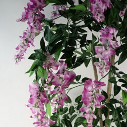 Leaf 150Cm Artificial Light Pink Purple Wisteria Tree - thumbnail 6