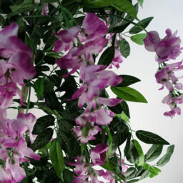 Leaf 150Cm Artificial Light Pink Purple Wisteria Tree - thumbnail 3