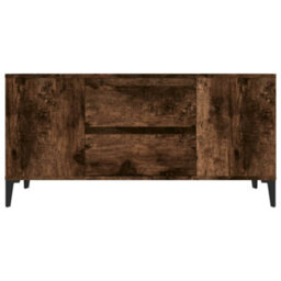 Walplus Tv Cabinet Smoked Oak 102X44.5X50 Cm Engineered Wood - thumbnail 6