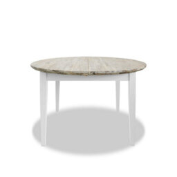 Statement Furniture Florence Round Oval Extendable Kitchen Dining Table In White - thumbnail 8