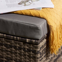 Home Treats Rattan Sofa & Table Set Corner Garden Furniture 4 Seater Adjustable - thumbnail 7