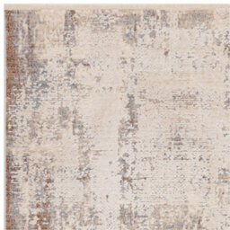 Beige Abstract 8mm Thick Anti-Shed Rug For Bedroom, Living Room, Dining Room, Stain-Resistant Modern Rug-200Cm X 300Cm - thumbnail 4