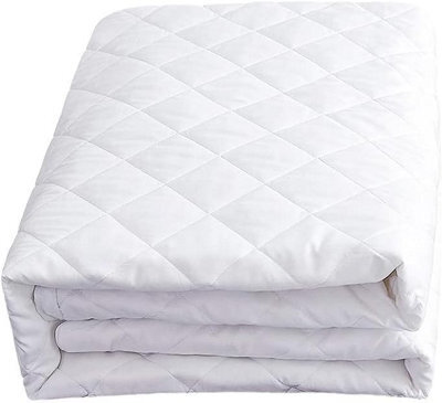 Nod Off Quilted Mattress Protector Fully Fitted Super Soft Mattress Cover Breathable Hypoallergenic Mattress Toppers - King (150 X X 200) - image 1