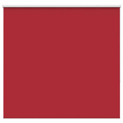 Berkfield Durable Roller Blind Blackout Red 160X175 Cm Fabric Width 156.6 Cm Polyester
