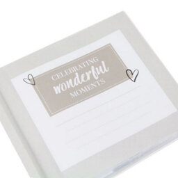 Happy Homewares Modern Special Memories Photo Album With Gold Foil Text - Holds 80 4X6 Pictures - thumbnail 2