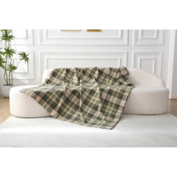 Tartan Fleece Blanket Sofa Throw Bed Throwover Cover Extra Large Sizes In Stock - thumbnail 3