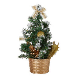 Living And Home 3 Pieces Christmas Table Decorations Christmas Tree - thumbnail 4