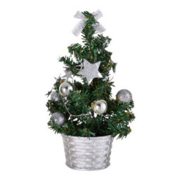 Living And Home 3 Pieces Christmas Table Decorations Christmas Tree - thumbnail 3