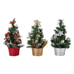 Living And Home 3 Pieces Christmas Table Decorations Christmas Tree - thumbnail 2