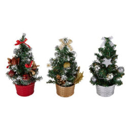 Living And Home 3 Pieces Christmas Table Decorations Christmas Tree
