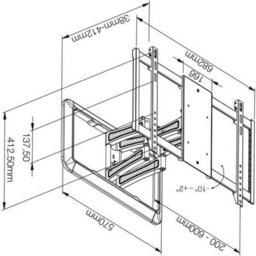 "Tt37989 Swivel & Tilt,tvs Up To 85"", Max Vesa 600X400" - thumbnail 2