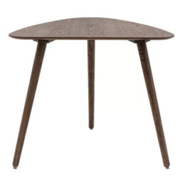 Xample Gallery Hatfield Smoked Small Dining Table Oak Veneer Rubberwood Seats 2 Compact Kitchen Or Dining Room Table - thumbnail 5