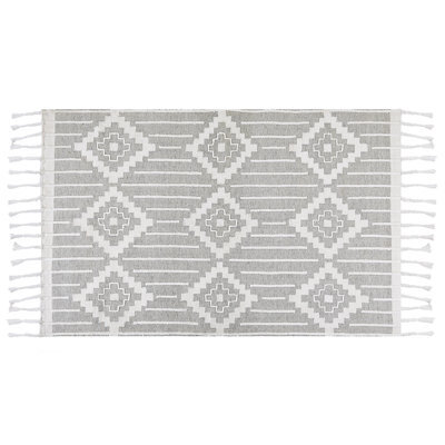 Beliani Outdoor Rug Tabiat Grey 140 X 200 Cm - image 1