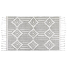Beliani Outdoor Rug Tabiat Grey 140 X 200 Cm - thumbnail 1