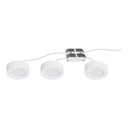 GoodHome Ledyard White Mains-Powered Led Neutral White Cabinet Downlight Ip20 (L)64mm (W)64mm, Pack Of 3 - thumbnail 4