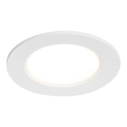 GoodHome Ledyard White Mains-Powered Led Neutral White Cabinet Downlight Ip20 (L)64mm (W)64mm, Pack Of 3 - thumbnail 3