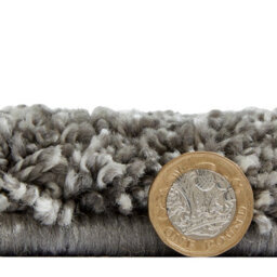 Grey Shaggy Modern Plain Easy To Clean Rug For Dining Room-120Cm X 170Cm - thumbnail 4