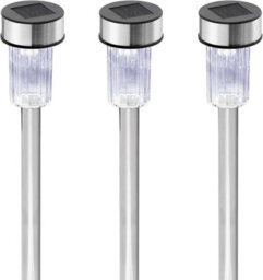 Globrite Solar Garden Lights - 10 Pack Stainless Steel - Waterproof Led Stake Lights For Pathways Driveways & Patio Décor - thumbnail 9