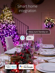 Twinkly Strings App-Controlled Led Christmas Lights With 100 Rgb (16 Million Colours) 8M Black Wire Indoor/outdoor Smart Lights - thumbnail 7