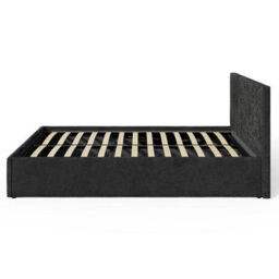 Gfw End Lift Ottoman Storage Bed King Black Crushed Velvet - thumbnail 4