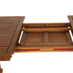 Charles Bentley Fsc Acacia Hardwood Oval Extendable Table - thumbnail 9