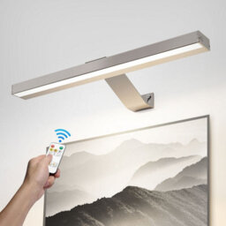 Harper Living 2 Packs Picture Lights Brushed Nickel, Rechargeable Lamp Dimmable & 3 Colour Temps - thumbnail 2