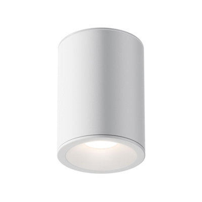 Luminosa Lighting Luminosa Zoom 11.5Cm Round Outdoor Surface Mounted Downlight White Ip65 1Xgu10 - image 1