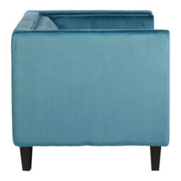 Orsina Felisa Two Seat Blue Velvet Sofa - thumbnail 3