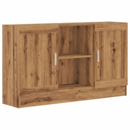 Berkfield Sideboard Artisan Oak 120X30.5X70 Cm Engineered Wood - thumbnail 2