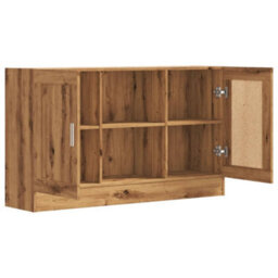 Berkfield Sideboard Artisan Oak 120X30.5X70 Cm Engineered Wood - thumbnail 7